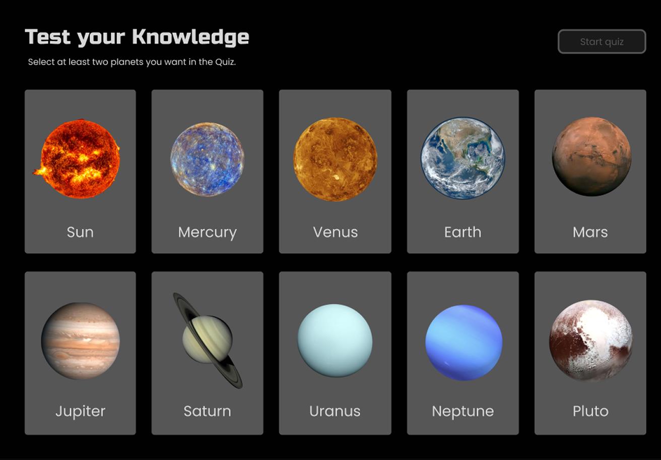 Neptune and Pluto Exhibit